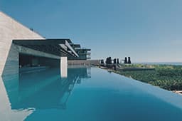 pool and villa